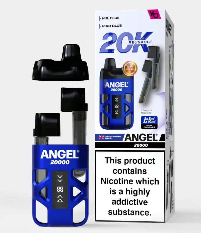 Blue Edition Angel 20000 Rechargeable Disposable Pod Kit